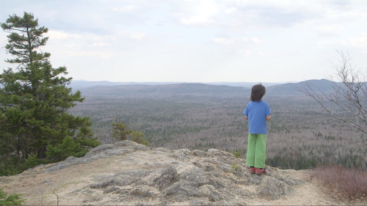 Micmac Child on Mountain